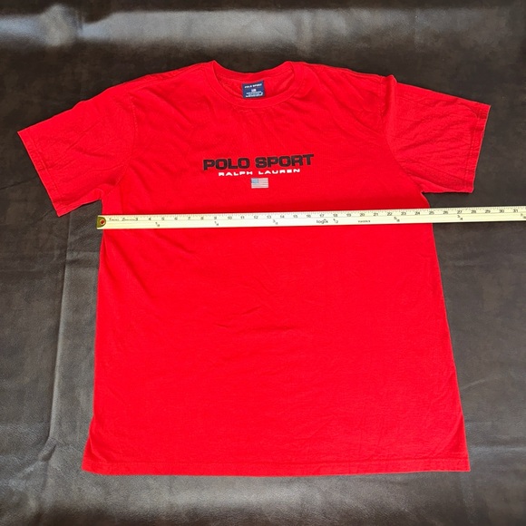 Polo by Ralph Lauren Red Short Sleeve Tee - Picture 4 of 6